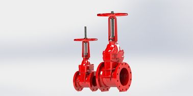 2-12 Ul Fm Zawór bramkowy Fusion Bonded Epoxy Coating Flanged Connection dla ochrony przeciwpożarowej