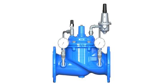 Zawór redukcji ciśnienia wody ze wzmocnieniem nylonowym, membraną EPDM, materiałem GGG50 i gniazdem SS304