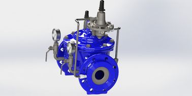 PN25 EN1074-5 Standardowy hydrauliczny zawór regulacyjny przepływu z ozdobą ze stali nierdzewnej