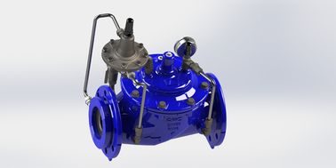 PN25 EN1074-5 Standardowy hydrauliczny zawór regulacyjny przepływu z ozdobą ze stali nierdzewnej