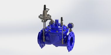 PN25 EN1074-5 Standardowy hydrauliczny zawór regulacyjny przepływu z ozdobą ze stali nierdzewnej