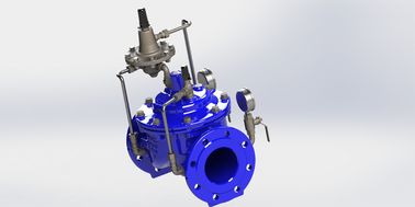 Manual Blue Ral5005 Valve Control Flow Stal nierdzewna do rur żelaza elastycznego Model A400