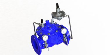 Niebieski Ral5005 EPDM Zamknięty zawór sterujący przepływem A400 SS304 Pilot