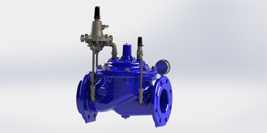 Niebieski Ral5005 EPDM Zamknięty zawór sterujący przepływem A400 SS304 Pilot