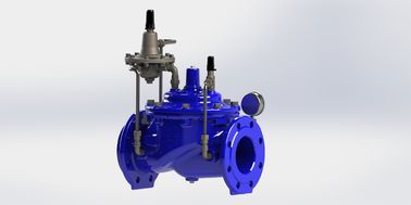 Manual Blue Ral5005 Valve Control Flow Stal nierdzewna do rur żelaza elastycznego Model A400