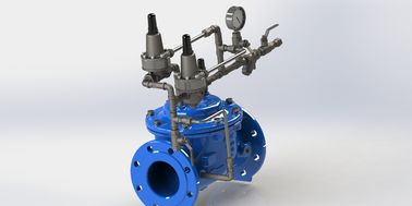 Hydraulicznie sterowany zawór antycypujący przepływ z podłączeniem flansą