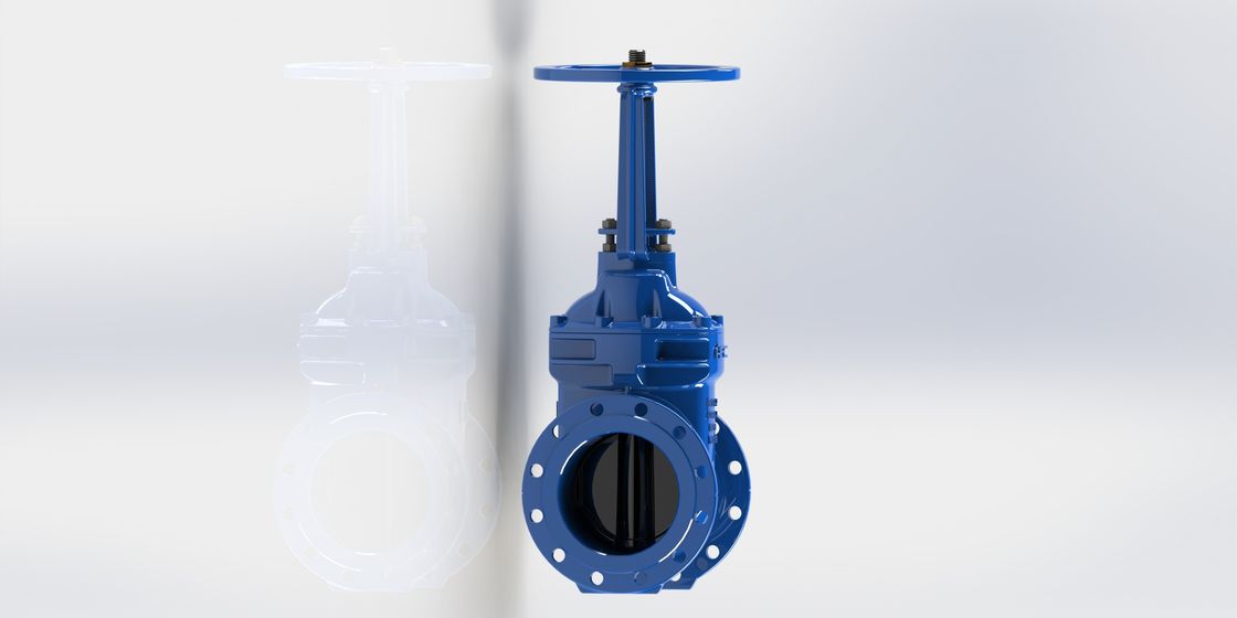 PN16 Ciśnienie nominalne Flanged Connection Corrosion Resistant Water Gate Valve do kontroli przemysłowych rurociągów