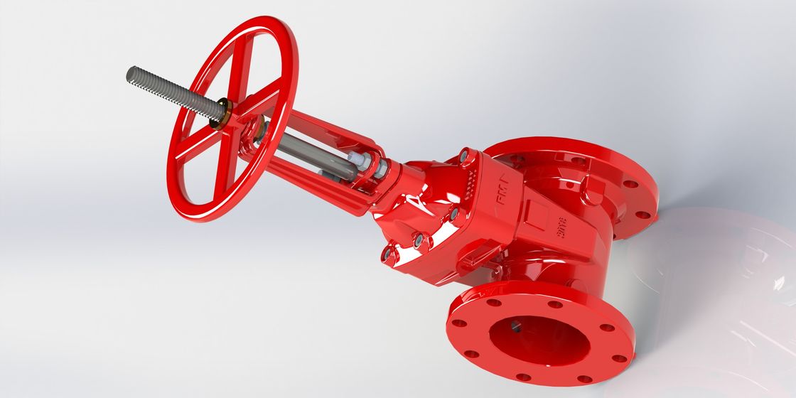 NRS Rising Stem Gate Valve Less z przewagą operacji Torgue / odporności na ścieranie
